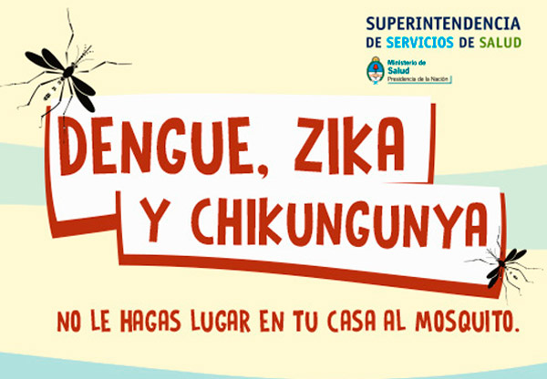 Dengue, Zika y Chikungunya. No le hagas lugar en tu casa al mosquito